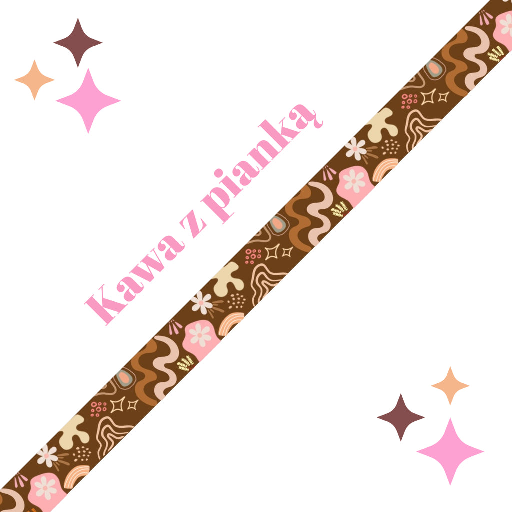 Smycz przepinana 3 m Kawa z Pianką